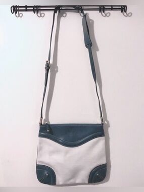 (NWOT) Vintage Gucci Canvas & Leather Crossbody Bag